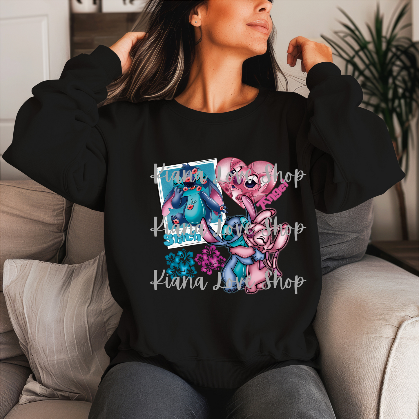Alien and Angel Crewneck Sweater