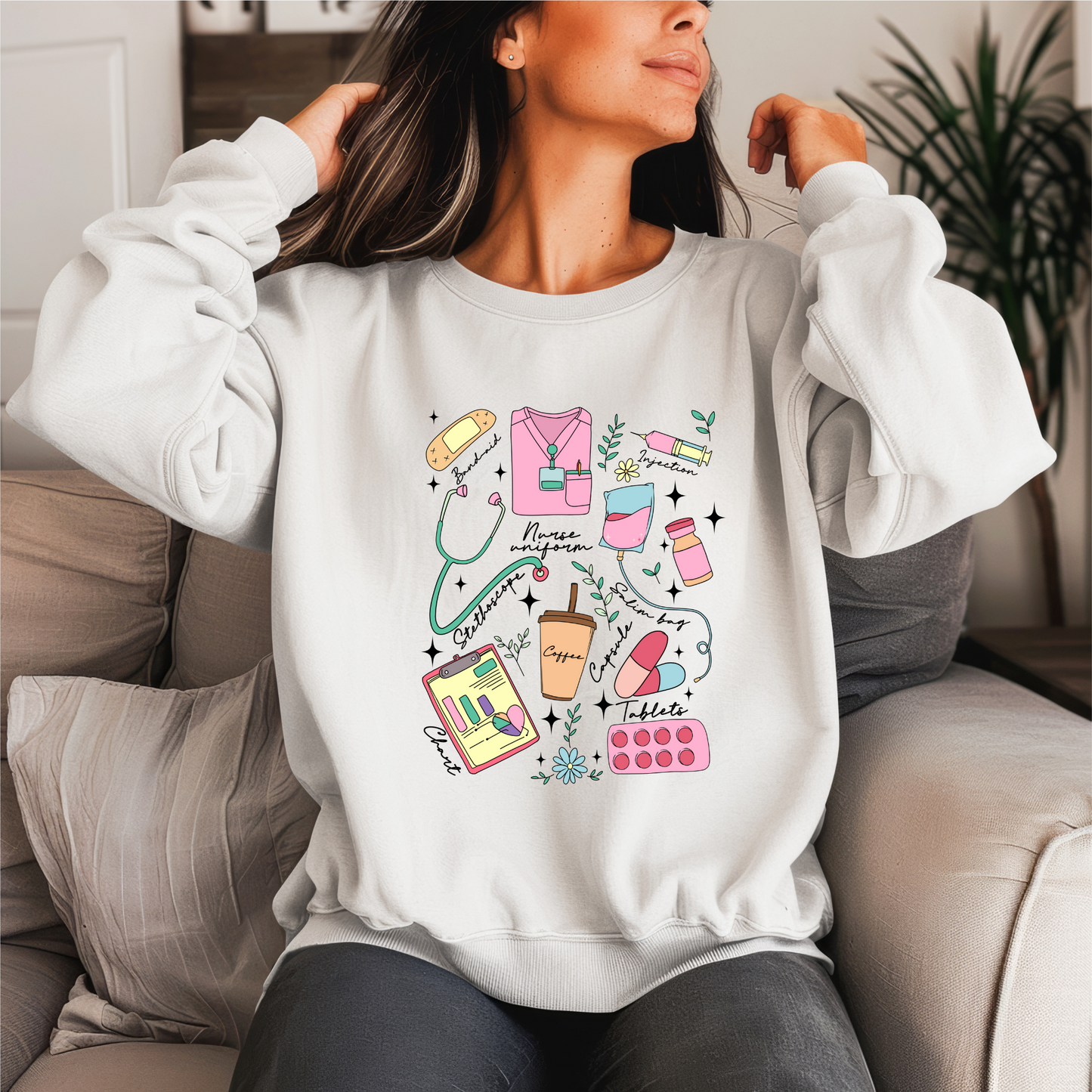 Nurse Things Crewneck Sweater