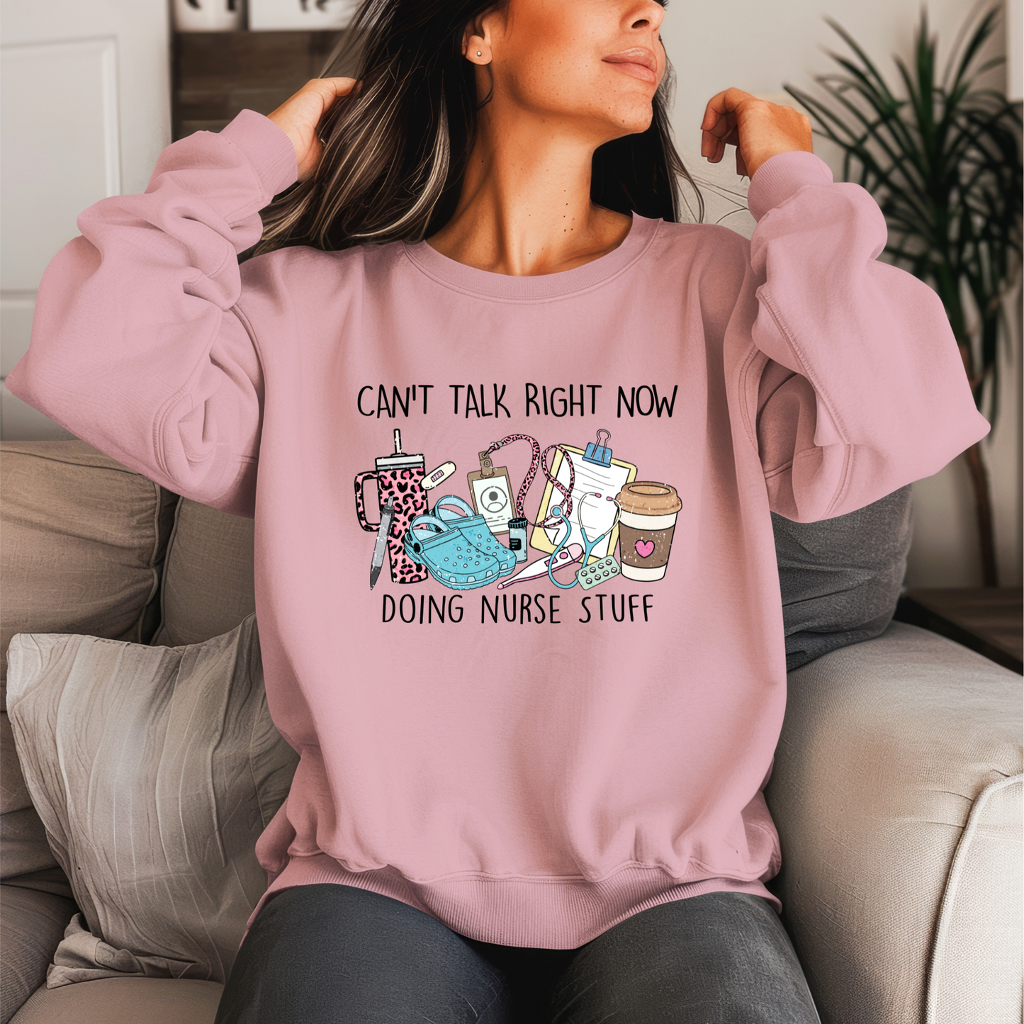 Doing Nurse Stuff Crewneck Sweater