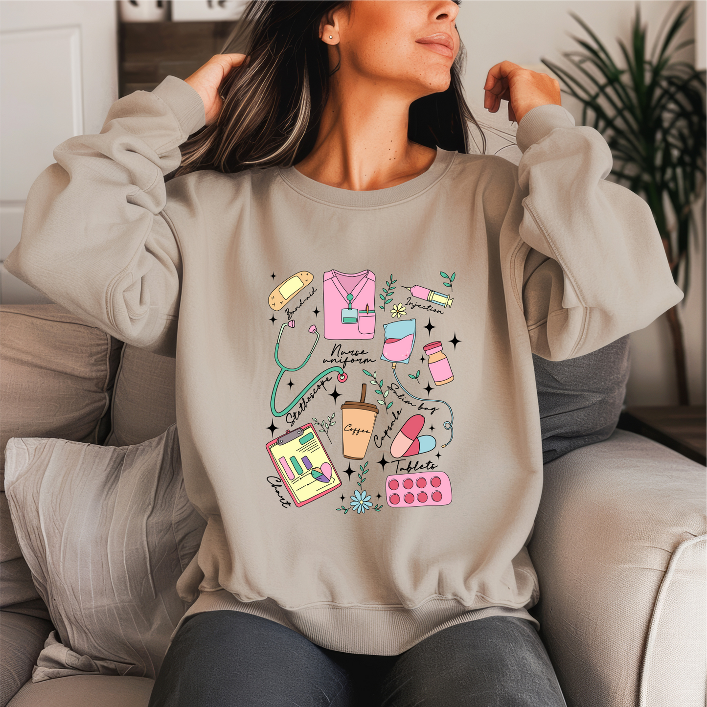 Nurse Things Crewneck Sweater