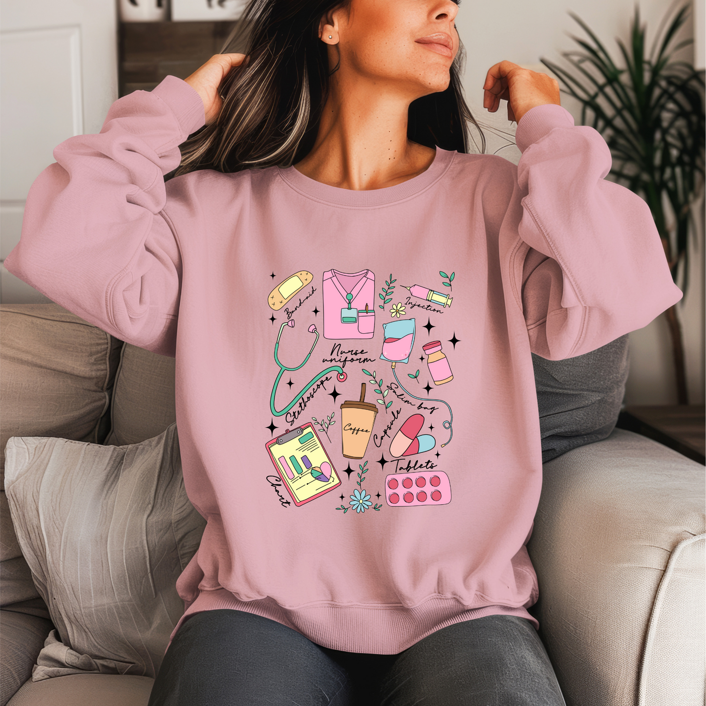 Nurse Things Crewneck Sweater