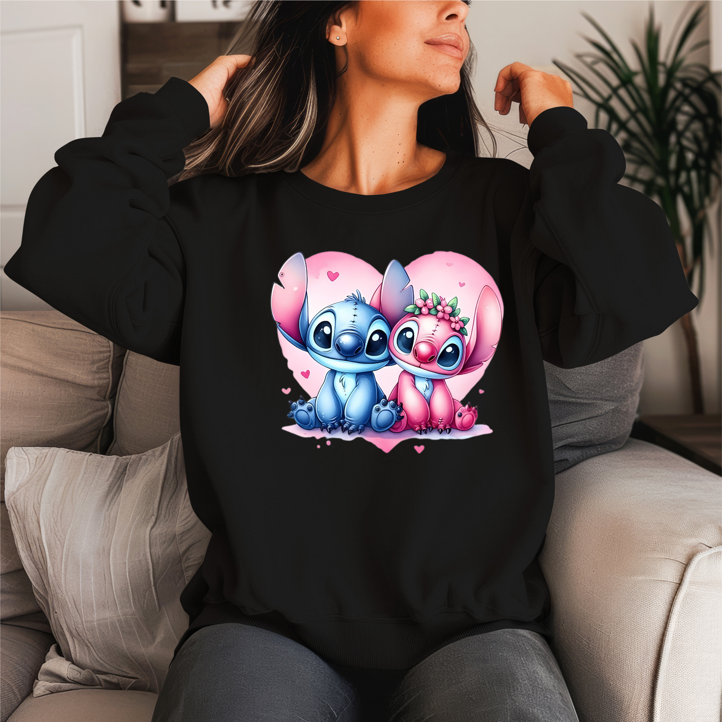 Alien Couple Crewneck Sweater