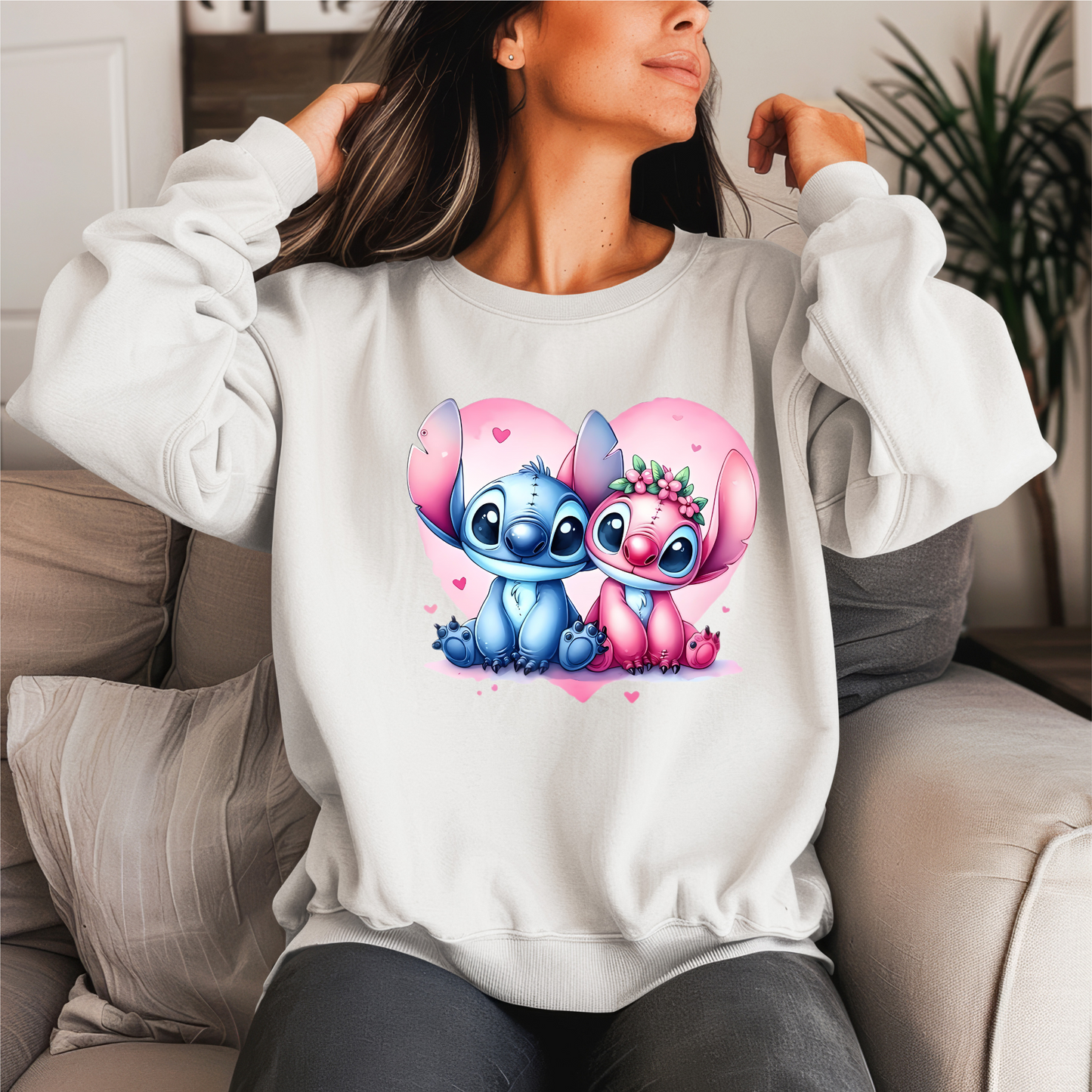 Alien Couple Crewneck Sweater