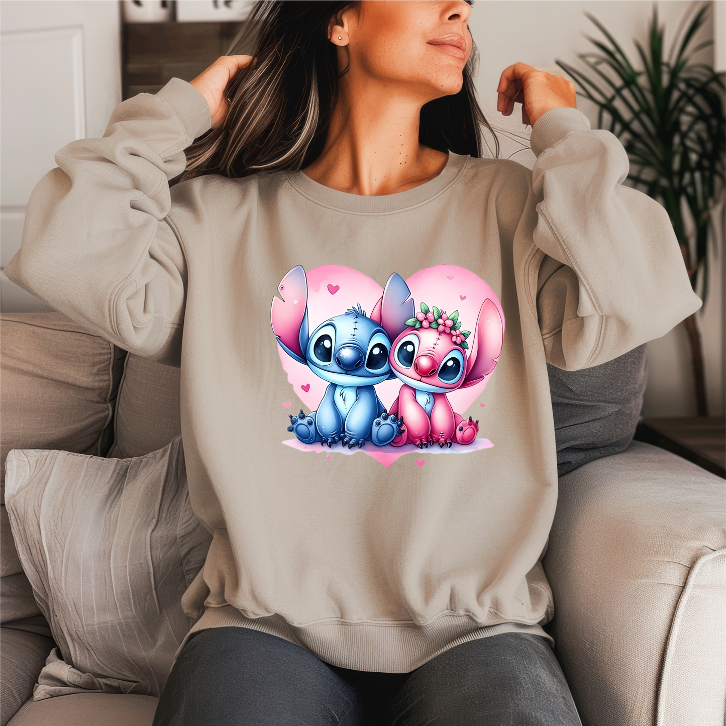 Alien Couple Crewneck Sweater